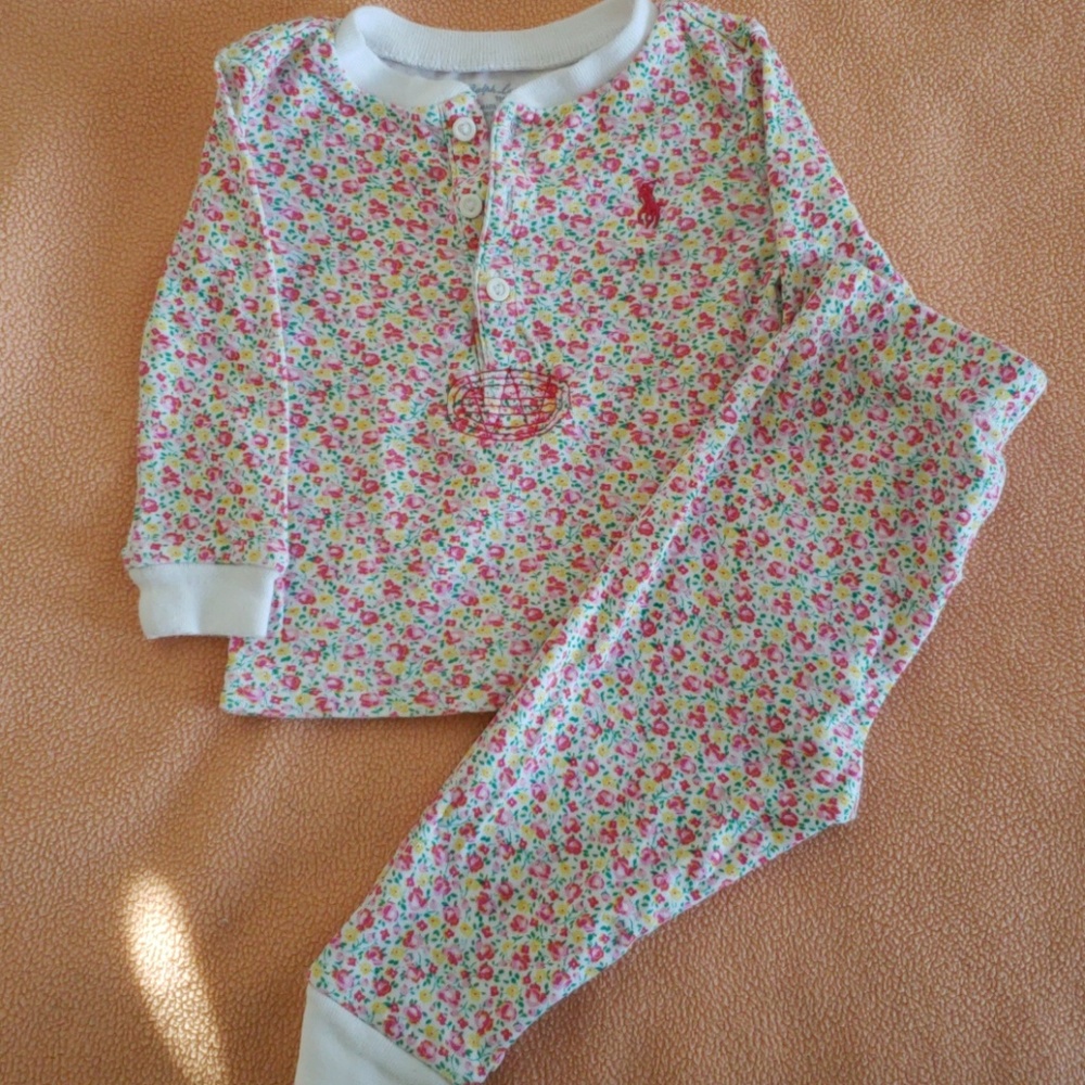 Ralph lauren 9 month pajamas